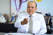 Governador do DF, Ibaneis Rocha, em entrevista ao Metrópoles