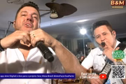 Bruno e Marrone viraram meme após bebedeira. A primeira voz da dupla também causou mal-estar ao perguntar para a ex-BBB e ex-A Fazenda Flávia Viana, se ela sabia quem era o pai de sua filha
