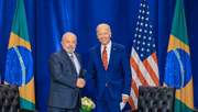 Reunião bilateral entre Lula e Biden