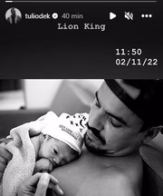 Nasce Lion, primeiro filho de Gabriela Pugliesi e Túlio Dek