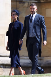 Victoria e David Beckham já chegaram à Capela de São Jorge