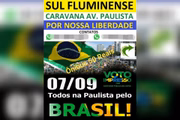 Grupo deve sair de Volta Redonda (RJ) para participar do ato na Avenida Paulista