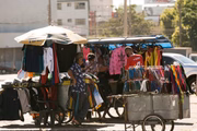 Ambulantes no centro de Ceilândia