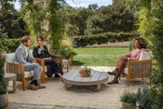Clique da entrevista de Harry e Meghan à apresentadora Oprah Winfrey