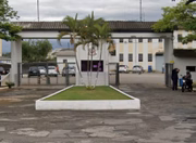 Entrada do CPP de Tremembé, no interior de São Paulo