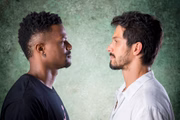 Ramon ( David Junior ) e Marcos ( Romulo Estrela )