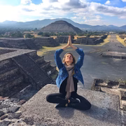 Ela é adepta da meditação 