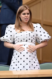 Beatrice grávida do primeiro filho