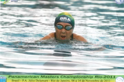 Rosaly competiu nos jogos Panamericanos de 2011 na categoria master