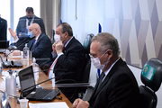 Deputado federal Osmar Terra na CPI da Covid
