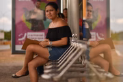 Bia Fonseca, atendente