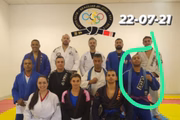 O PM também é lutador de jiu-jítsu