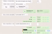 Ele também negava que tinha um relacionamento com a vítima