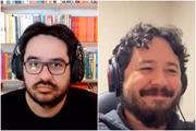 Pedro Duarte e Victor Camejo durante entrevista ao Metrópoles