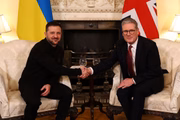 Keir Starme e Zelensky 