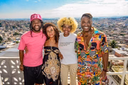Domitila Barros e Fred Nicácio visitaram o Complexo do Alemão