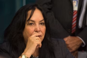 A senadora Rose de Freitas, presidente da Comissão Mista de Orçamento, durante reunião extraordinária para discutir a Lei Orçamentária de 2016. O texto prevê gasto maior que a receita (Marcelo Camargo/Agência Brasil)