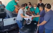 Ferido em ação na Vila Cruzeiro é levado para hospital Getúlio Vargas