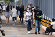 No DF, jovens chegam para a prova na edição de 2021
