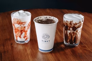 Além dos sorvetes, é possível pedir combinações de <i>milk-shakes</i>