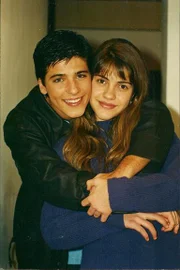 Elisa com Bruno Gagliasso, que também fez parte do elenco