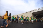 Diversas caravanas e pedestres ocuparam as vias S1 e N1