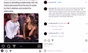 Ele publicou fotos do humorista e fez comentários ofensivos