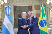 Lula foi recebido por presidente da Argentina, Alberto Fernandez, em janeiro