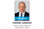 Coronel Sardano, candidato à prefeitura de Santo André, SP