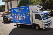 Caminhão com vacina