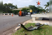 Trânsito entre quadras 208 e 205 Sul — rumo à Rodoviária — ficou comprometido