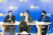Coletiva no Palácio do Buriti marcou o encerramento do ano letivo de 2020 no DF