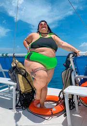As duas estão de férias em Cozumel, no México