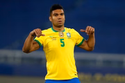 Casemiro joga na Seleção Brasileira