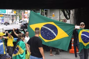 Manifestantes protestam contra resultado das eleições