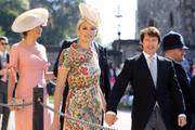 O cantor James Blunt e a esposa Sofia Wellesley 