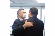 A reunião entre ambos foi amistosa