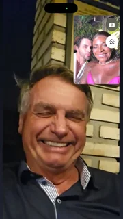 Jair Bolsonaro fez chamada de vídeo ao lado de Jojo Todynho no aniversário da cantora