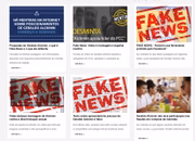 Postagens tentam reverter notícias negativas que atingem a imagem do presidenciável