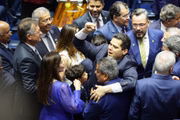 Amapaense já ocupou o cargo entre 2019 e 2021. Alcolumbre conquistou 73 votos dos senadores, segunda maior votação da história