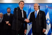 Bolsonaro e Benjamin Netanyahu