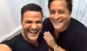 Em maio, durante a live Cabaré, Leonardo precisou tapar a boca de Eduardo Costa para o colega parar de falar coisas polêmicas