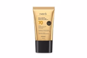 Base Líquida Protetora Hyaluronic FPS 70, de O Boticário - R$ 95,90. <a href="https://www.boticario.com.br/base-liquida-protetora-make-b-hyaluronic-fps-70-cor-20-30-ml/" target="_blank" rel="noopener noreferrer">Compre aqui</a>