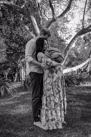 Foto publicada por Harry e Meghan para revelar a gestação da segunda filha, Lilibet Diana