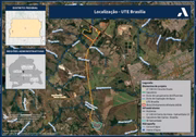 Localização da termelétrica 