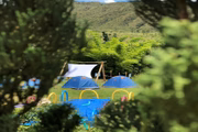 Também há área de camping