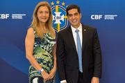 Leila Pereira e Gustavo Dias Henrique
