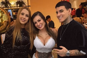 Andressa Urach com Arthur Urach e Gabi Ayala