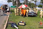 Acidente ocorreu em frente ao Brasília Country Club, próximo ao Museu do Catetinho