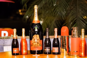 Garrafas de champagne 